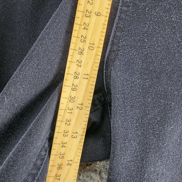 Catherines Jeans Womens 16W Petite Black Stretch High Rise Straight *GUC* - Picture 6 of 11